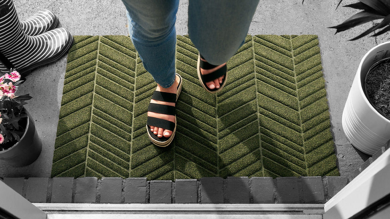 WaterHog Luxe all-weather, low-profile mats
