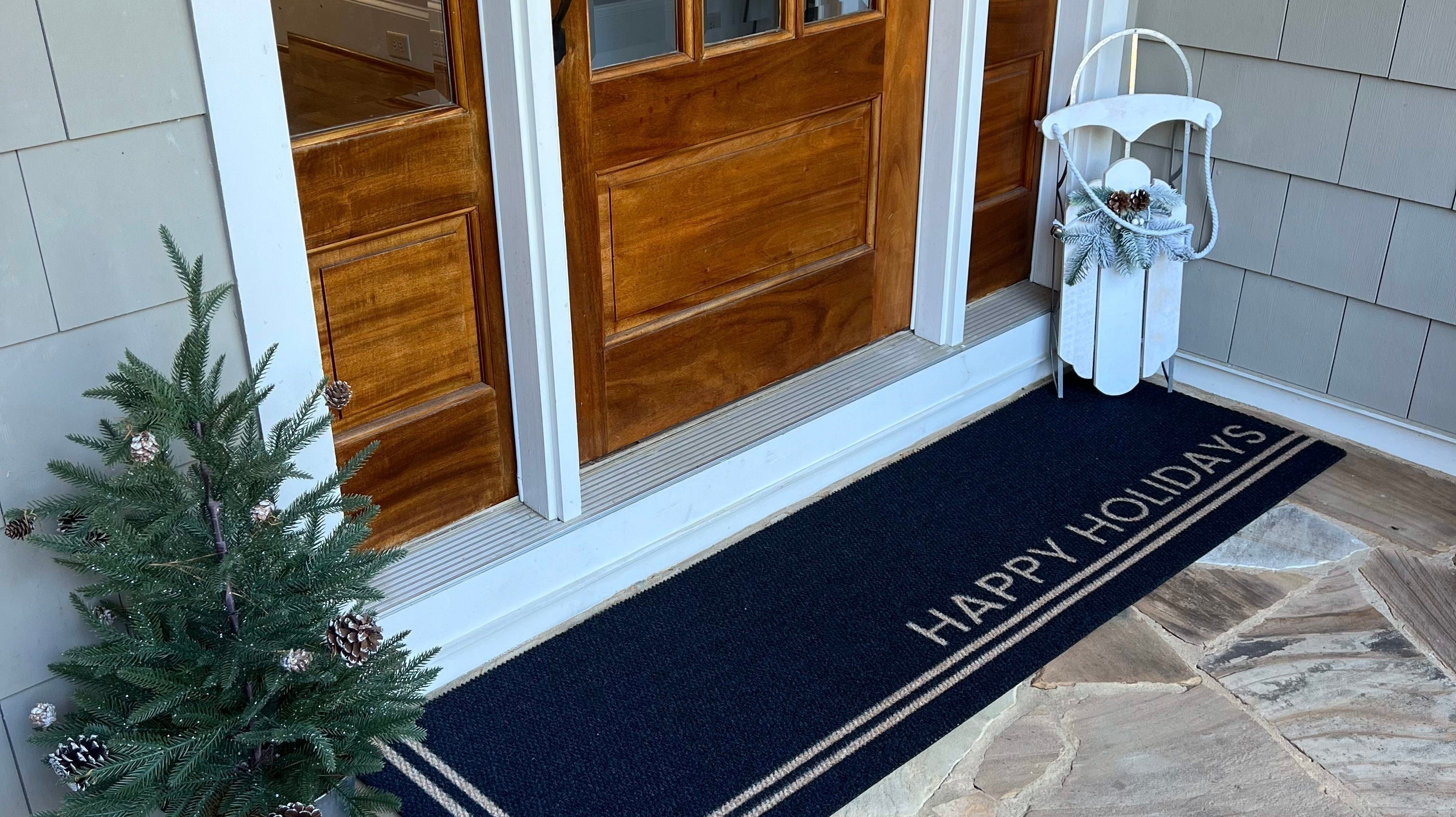 Personalizing Your Holiday Décor: Custom Holiday Sayings on a Matterly Doormat