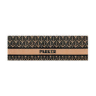 Neighburly Botanical Personalized doormat shown in larger double door doormat size.