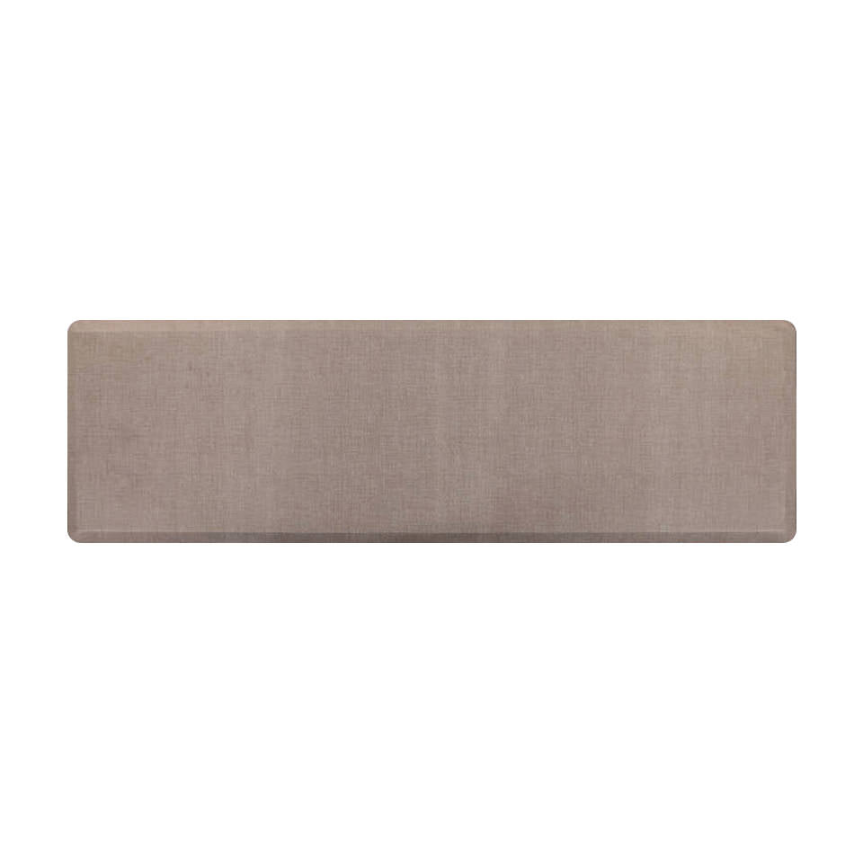 Overhead image of the Happy Feet runner in Linen fog.