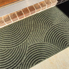 WaterHog Luxe Put Your Records On circular geometric surface that eco-friendly, low-profile, and made in the USA.