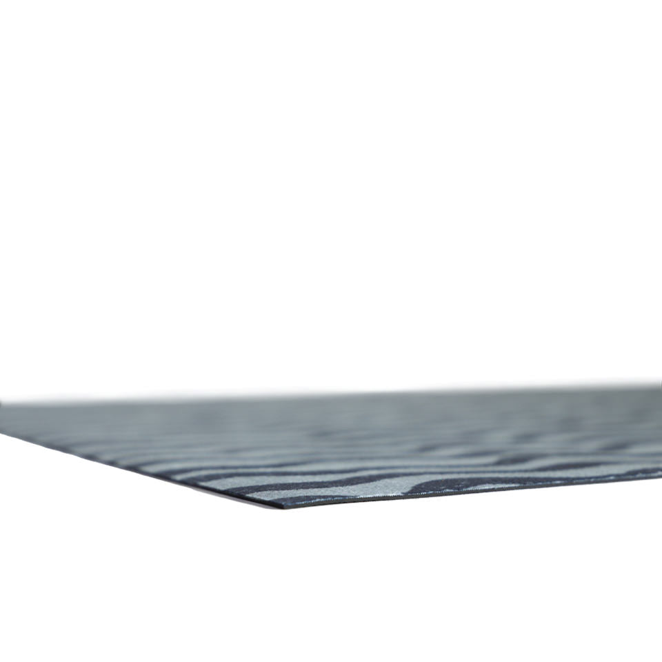 Low profile shot of our super thin Un-Rug washable indoor floor mat