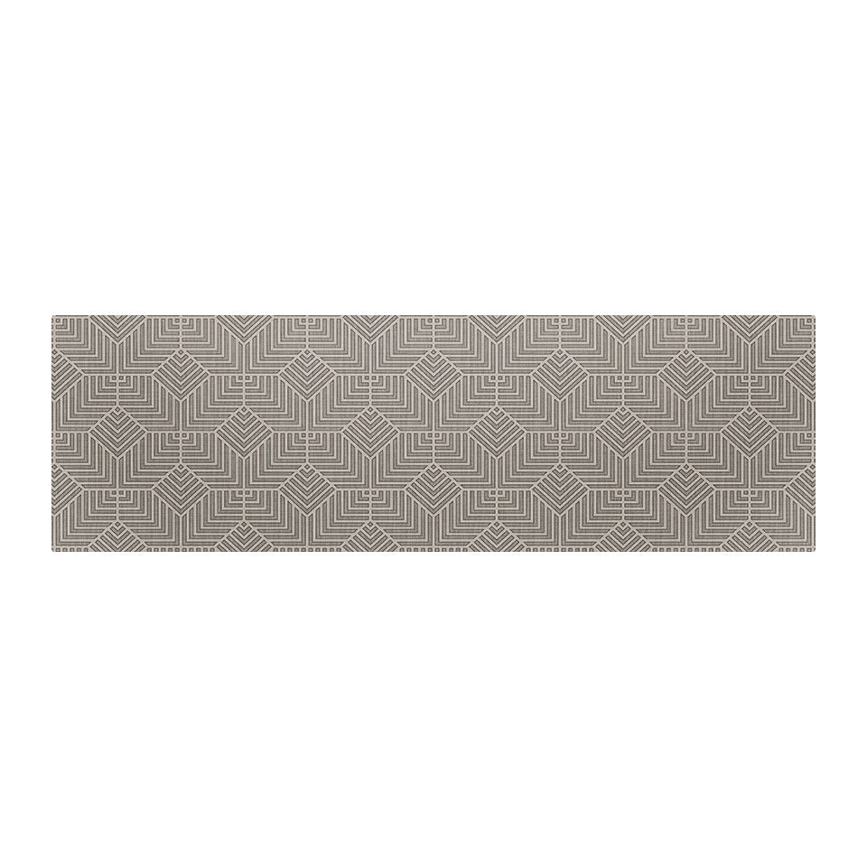 Overhead image of Diamond Deco small runner mat.