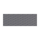 Overhead image of Un-Rug's medium size runner mat on a white background.