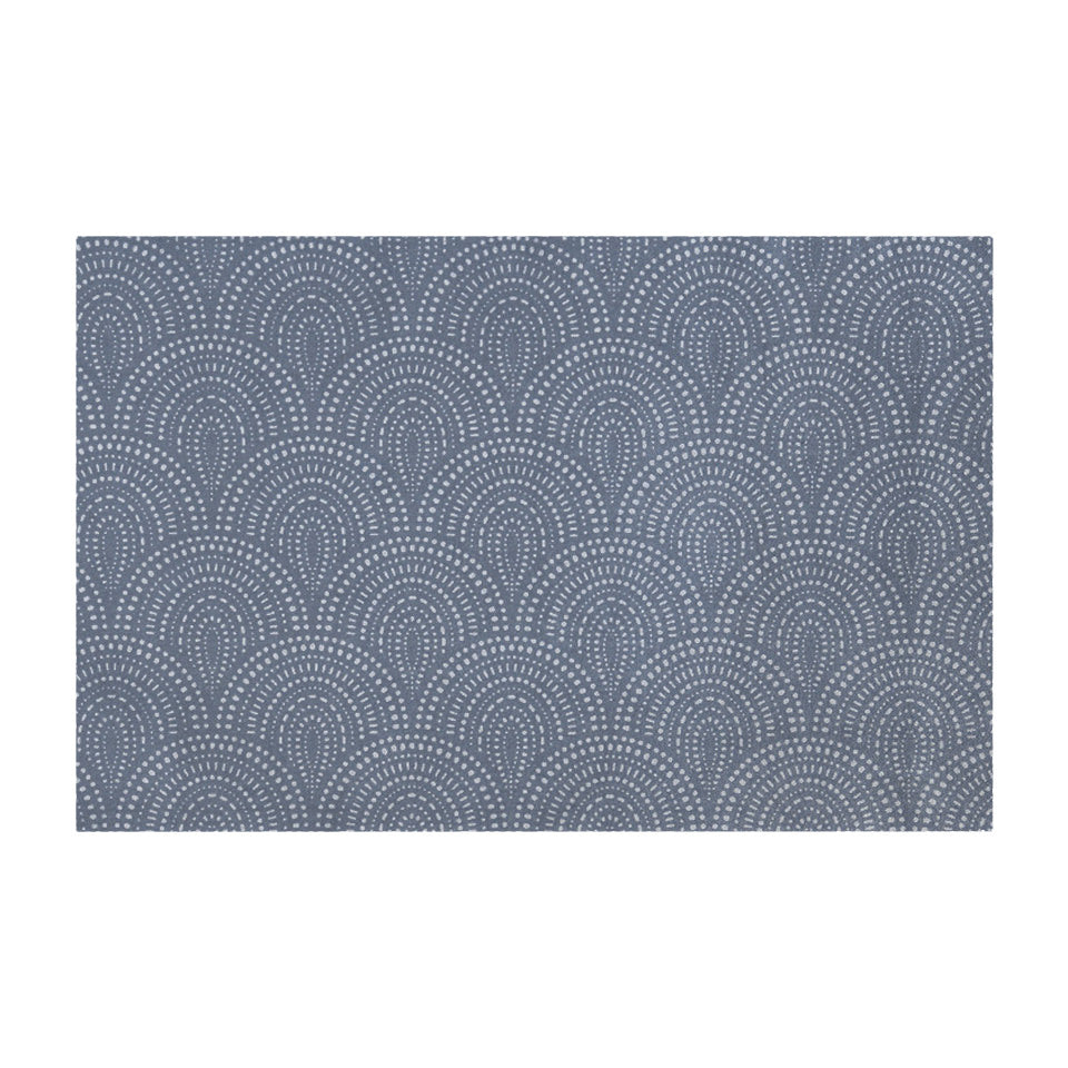 Small Dotted Fan interior mat low profiles and machine washable