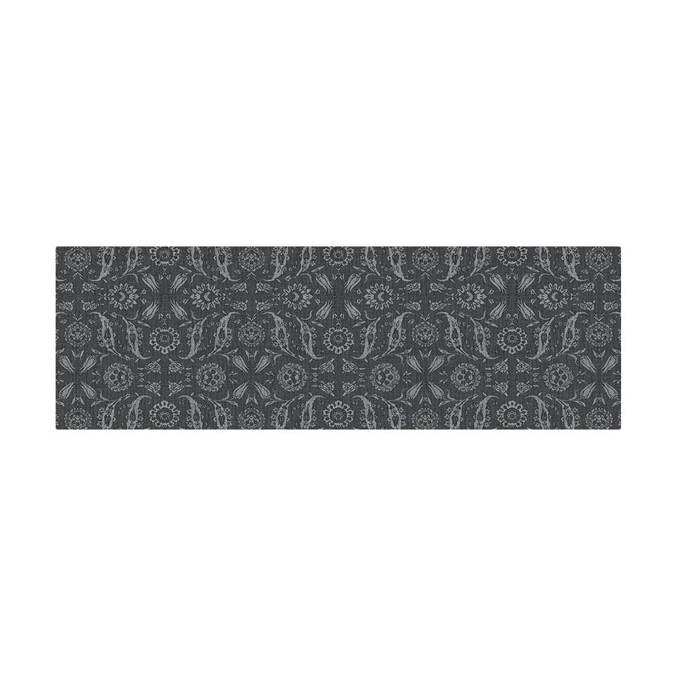Overhead image of Filigree Floral's small sized runner.