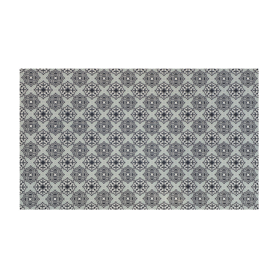 beautiful Un-Rug in classic Porto geometric architectural design; size medium