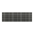Un-Rug's Sydney Plaid mat in the size small runner with a traditional plaid design on a greyish brown background.