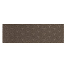 Overhead image of the double-door WaterHog Luxe mat in the floral Magnolia pattern and greige color, consisting of a chalky grey with beige undertones.