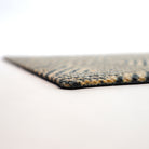 Low-profile and modern looking doormat; the Escher Monogrammed doormat allows for most doors to easily pass over without getting caught or stuck like they typically do on thick carpeted door mats and coco mats.