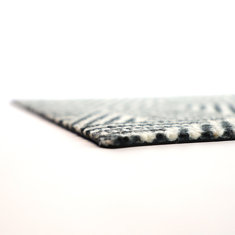 Popular low-profile indoor doormat; the Escher doormat is a stylish decorative mat that will not catch on most doors.