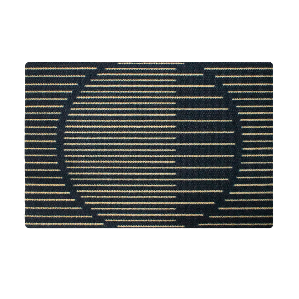 On the Horizon doormat comes in both single and double door sizes. A modern design that is Made in the USA with recycled materials.