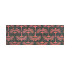 Double door doormat in Tailfeathers modern crane design.  Shown in pink and grey.