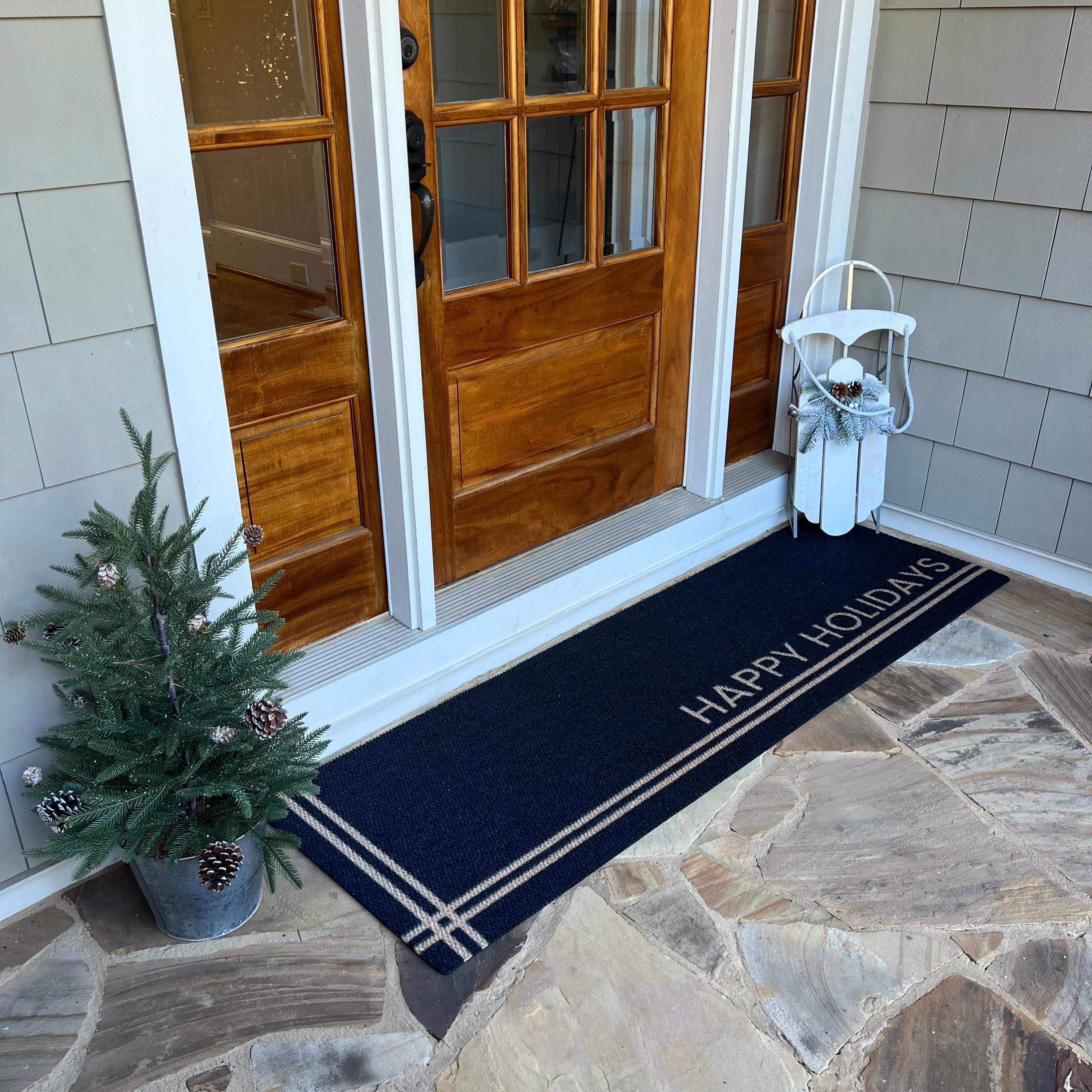 Personalizing Your Holiday Décor: Custom Holiday Sayings on a Matterly Doormat