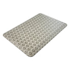 Happy Feet’s Dandelion Echo small anti-fatigue mat at an angle showing for its beveled edges.