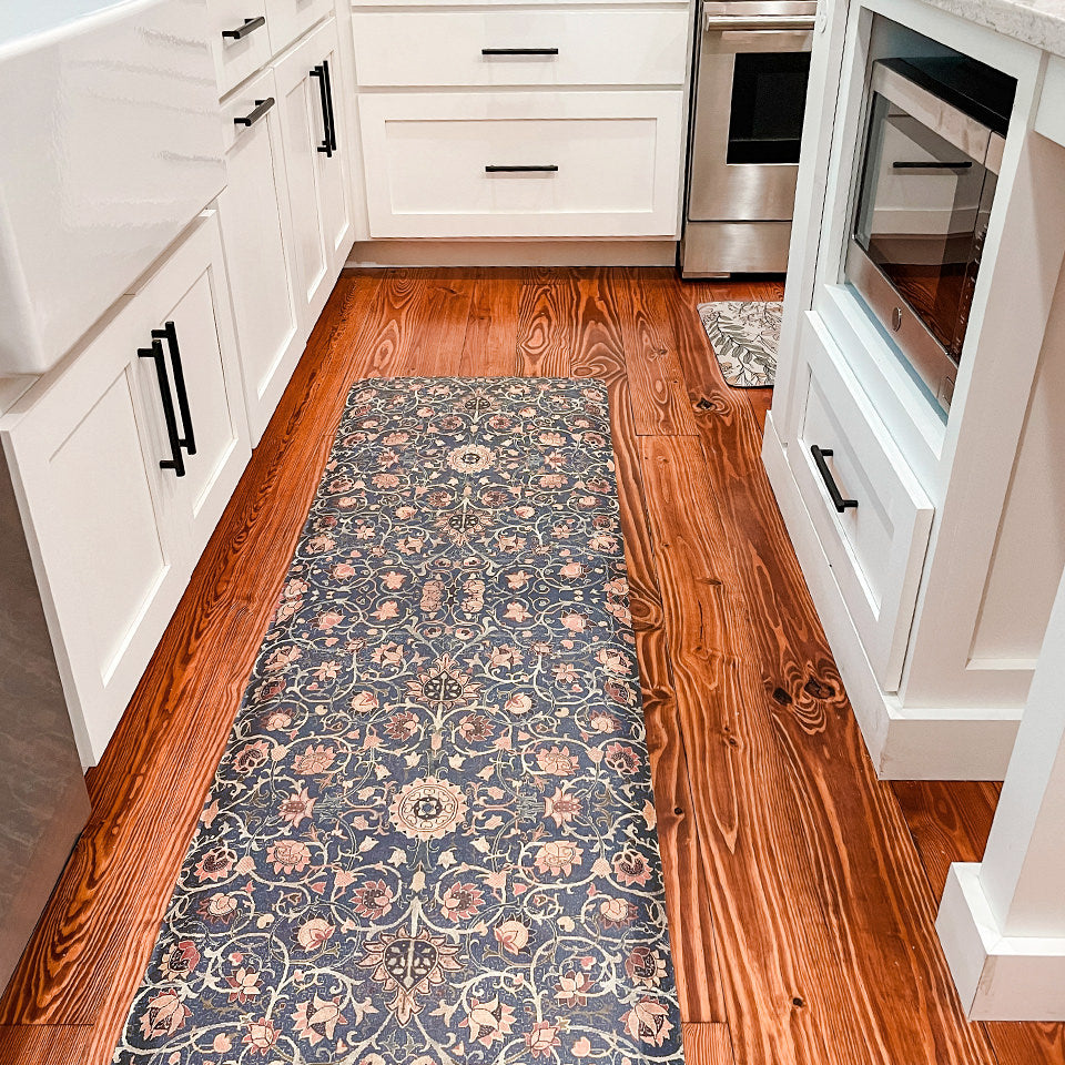 Holland Park runner mat in a kitchen for standing comfort.