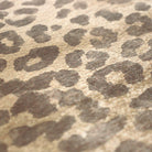 Detailed image of the modern weathered leopard mat printed pattern on a waterproof, wipeable surface