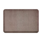 Happy Feet mat with a linen printed texture in driftwood color with incredible anti-fatigue qualities