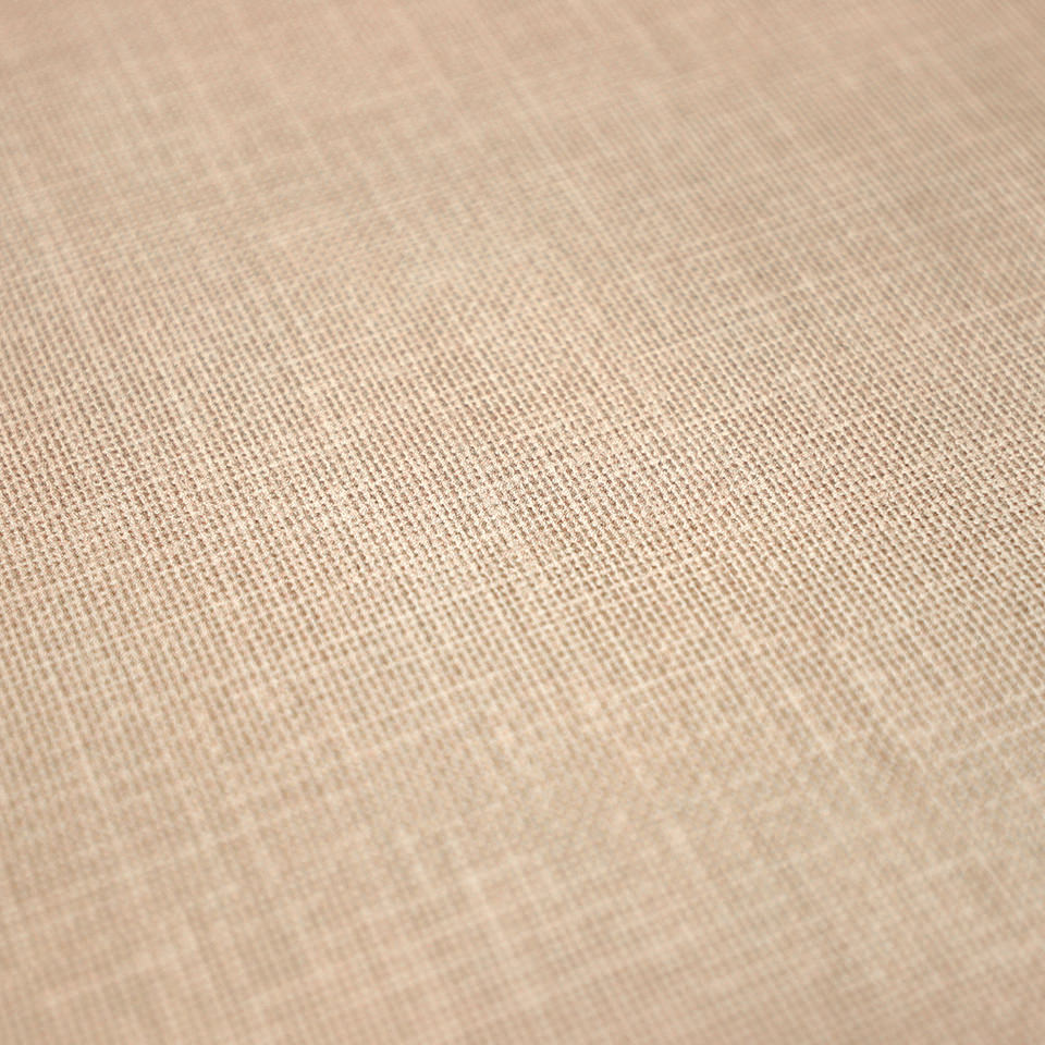 Detailed image of Linen's printed surface of texture in a sand color, all with a smooth, wipeable surface