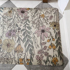 Whimsical floral design on Wildflower's Happy Feet comfort mat with a wipeable and waterproof surface.