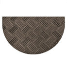 WaterHog Luxe all-weather Heymaker doormat in the classic basketweave pattern in greige.