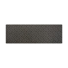 WaterHog Luxe Classic Thatch all-weather doormat in larger double doormat size in graphite color (deep grey).