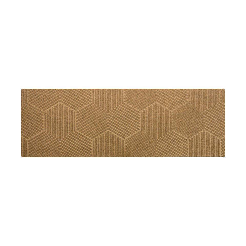 Wheat colored Zepher WaterHog bi-level non shedding doormat. The best all weather doormat.