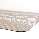 Corner of the comfortable Happy Feet standing comfort mat's sloped edge