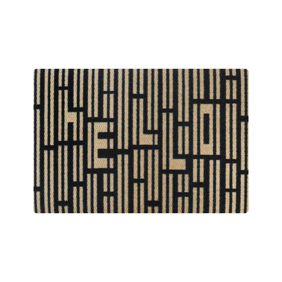 Neighburly Escher Monogram Doormat