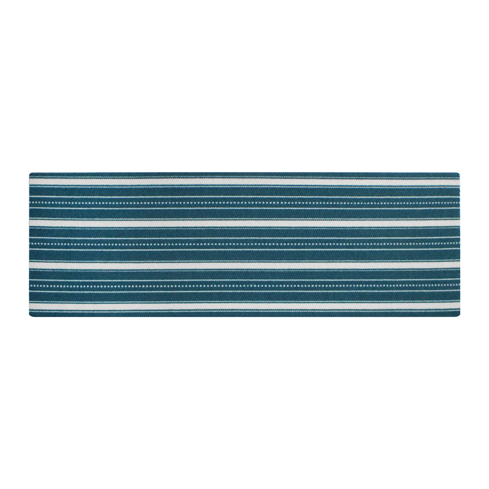 Multi-Stripes double door door mat is made from recycled materials and made in the USA. Classic design looks great on front porches, entryways, kitchens, and laundry rooms. 