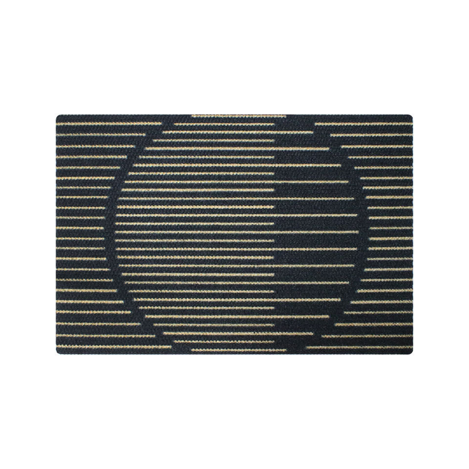On the Horizon doormat comes in both single and double door sizes. A modern design that is Made in the USA with recycled materials.