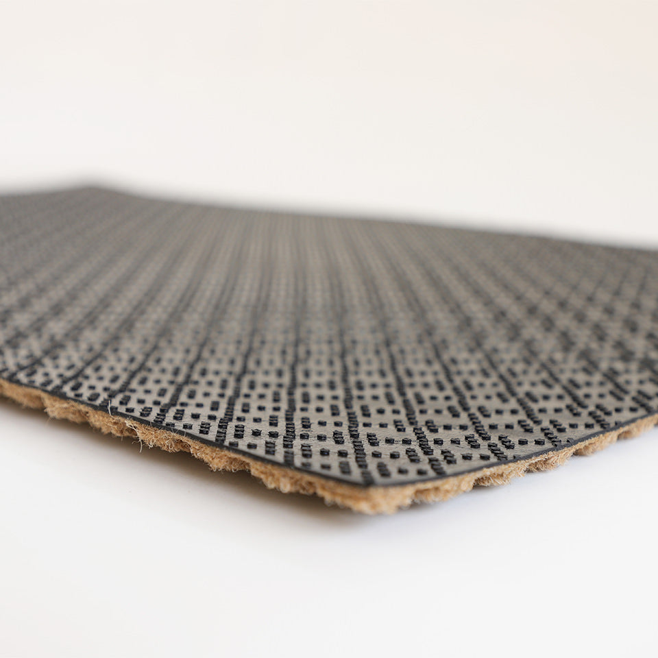 All Matterly mats feature an all-rubber backing which helps protect your floors and keeps your mat from slipping. American made doormats and decorative mats.