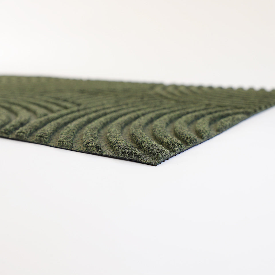 Put Your Records On is a low-profile doormat that can be placed indoors or outdoors. Perfect for summer or winter seasons. 