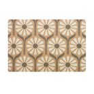 Retro Daises Doormat - Overhead Coir White