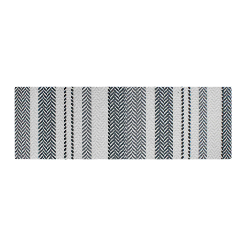 Textured Stripes double door in grey is a sleek looking doormat with a traditional pattern but looks great with any decor.