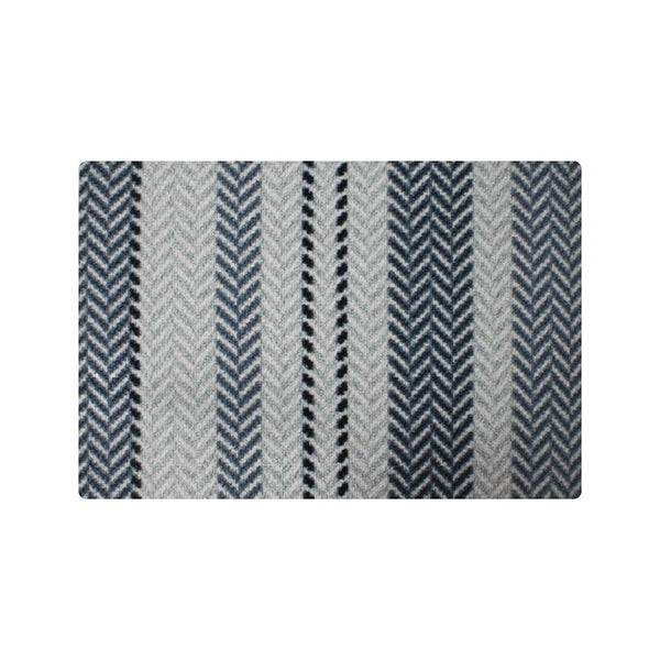 Neighburly Textured Stripes Multi Doormat